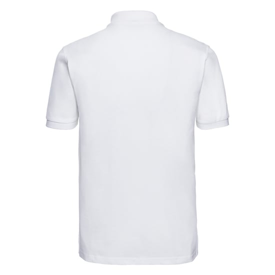 Russell Heren Klassiek Katoenen Polo Shirt (Wit) - Image 2