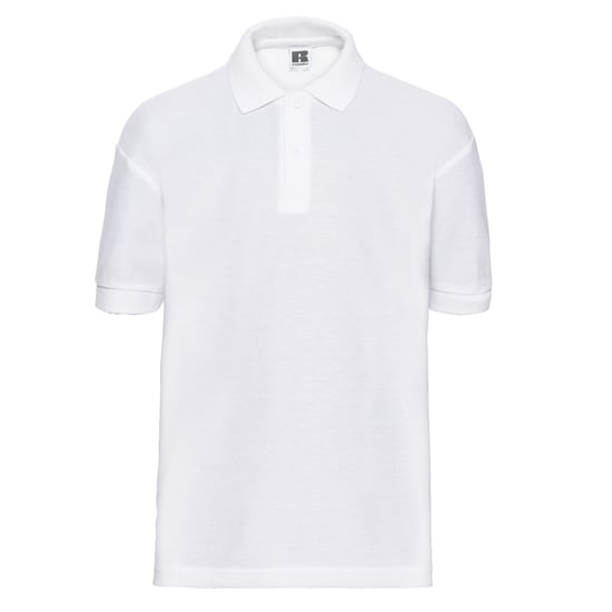 Russell Childrens/Kids Pique Polo Shirt (White)