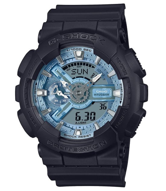 Casio G-shock Heren Zwarte Horloge GA-110CD-1A2ER - Image 1