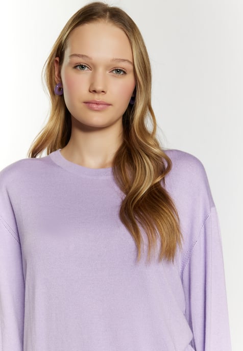 Mymo Gebreide trui Dames violet - Image 5