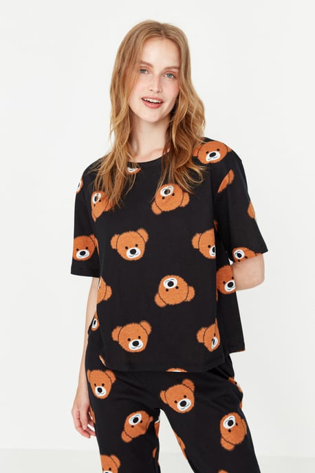 Trendyol Vrouwelijk Ronde hals Pyjama Set 2 pak - Image 2