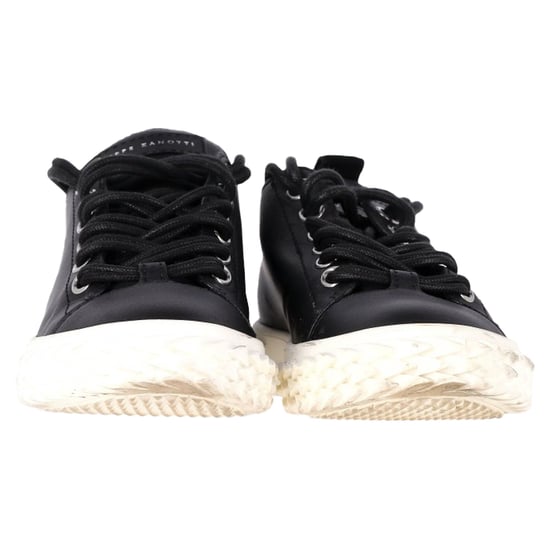 Giuseppe Zanotti Blabber Lage Sneakers in Zwart Leer - Image 2