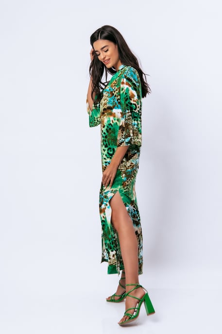 Animal Print kaftan stijl maxi jurk - Image 6