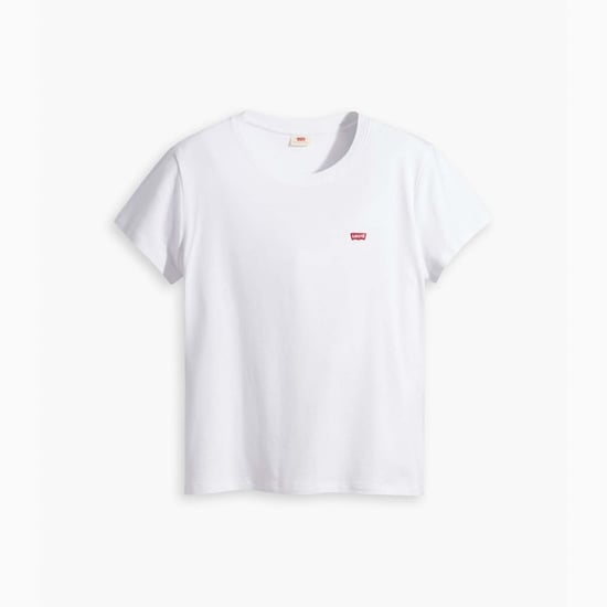 Dames-T-shirt Levis Plus Baby in Wit - Image 4