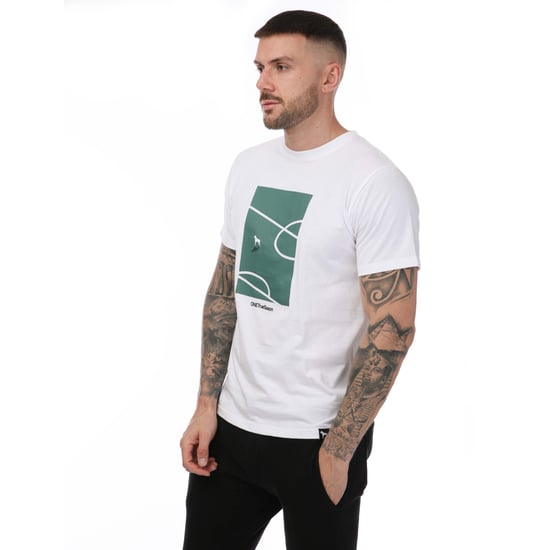 Heren One True Saxon Turf T-shirt in Wit - Image 2