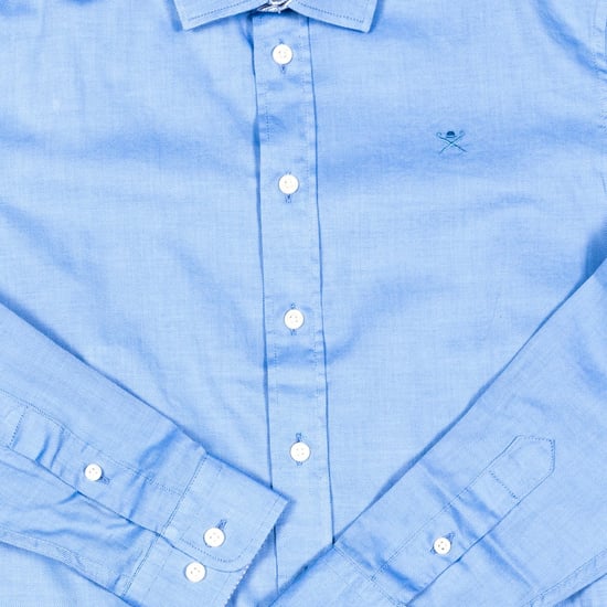 Boy's long-sleeved lapel collar shirt HK301043