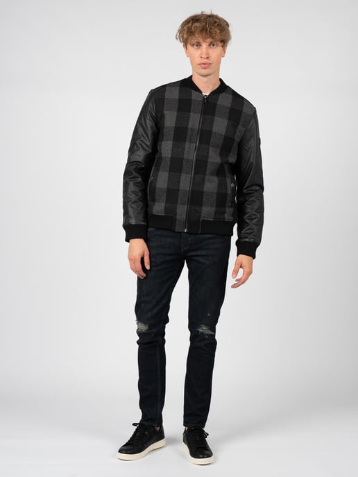 Guess jas Andy Bomber Mannen zwart - Image 2