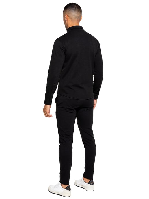 Enzo | Heren Overhemd Trainingspak Set - Zwart - Image 3