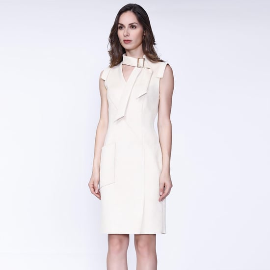 Stretch suede jurk - Image 1