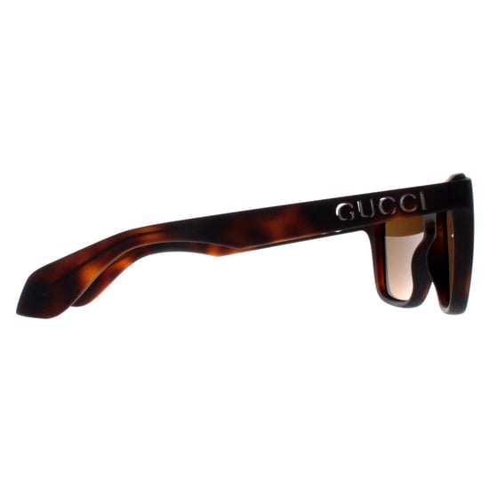 Gucci Rechthoek Unisex Havana Bruin GG1571S - Image 4