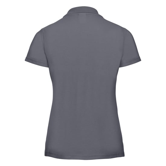 Russell Dames/Dames Klassiek Polycotton Poloshirt (Convoy Grijs Effen) - Image 2