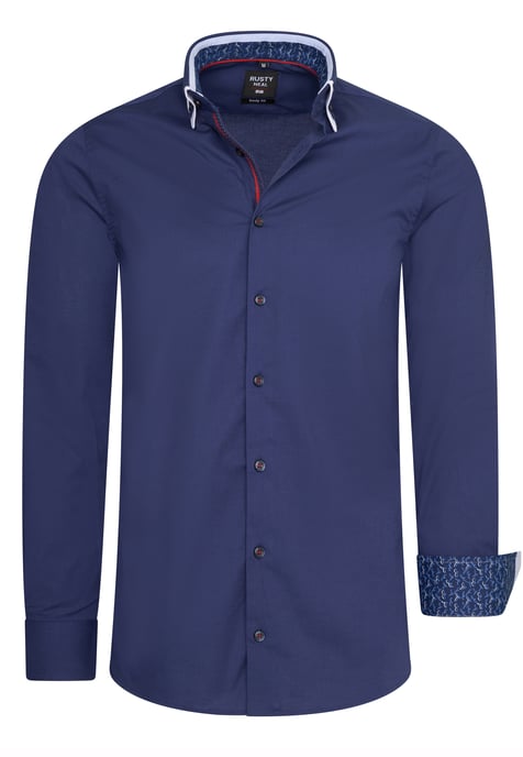 Rusty Neal Overhemden Overhemd Regular Fit Blauw - Image 1