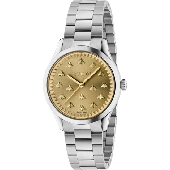 Gucci YA1265035 G-Timeless Gouden Wijzerplaat Dames Horloge - Image 1