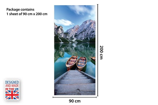 Steps To Freedom Self-Adhesive Door Mural Sticker For All Europe Size 90CmX200CM