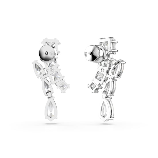 Swarovski 'Matrix' Dames Oorhangers van Basismetalen met Dangle - Zilver 5700418 - Image 4
