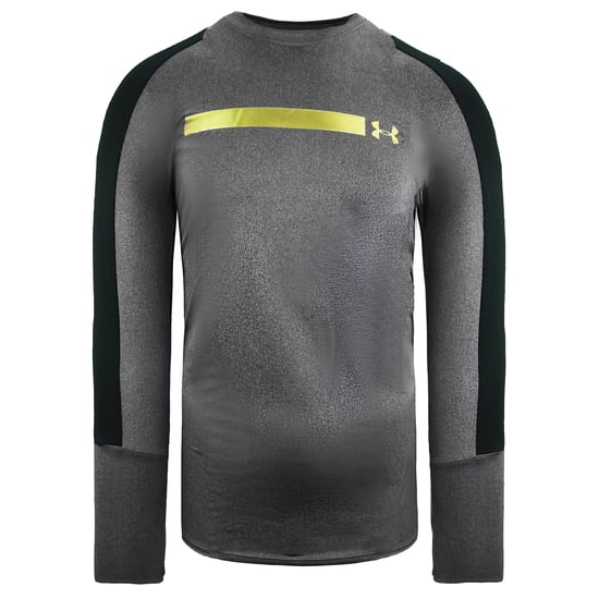Under Armour HeatGear Fitted Top Long Sleeve Grey Mens Training Top 1306386 001