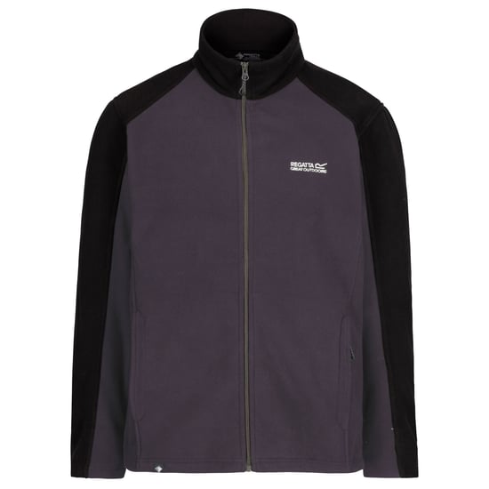 Regatta Great Outdoors - Heren Hedman II Tweekleurige Fleece Vest (Grijs/Zwart) - Image 1