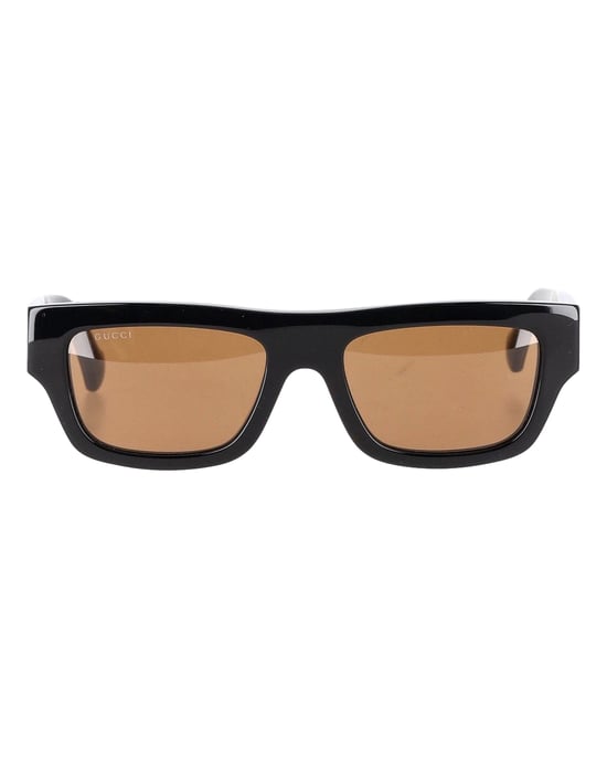 Gucci GG1301S Rectangular-Frame Sunglasses in Black Acetate - Image 1
