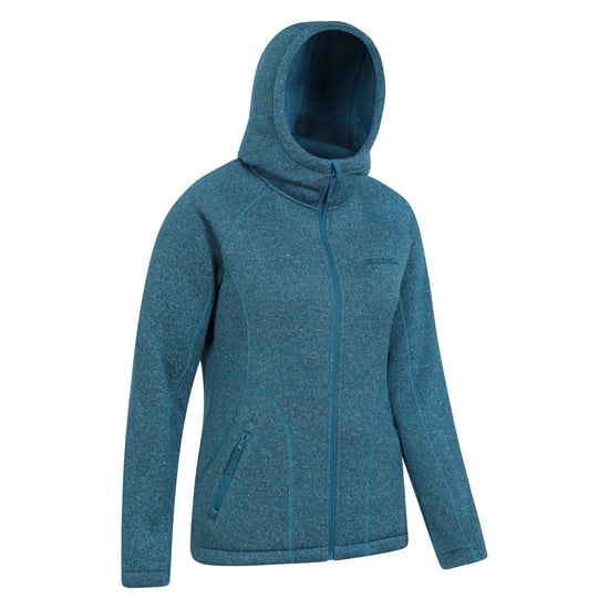 Mountain Warehouse Dames/Dames Nevis Bontgevoerde Full Zip Hoodie (Teal) - Image 3