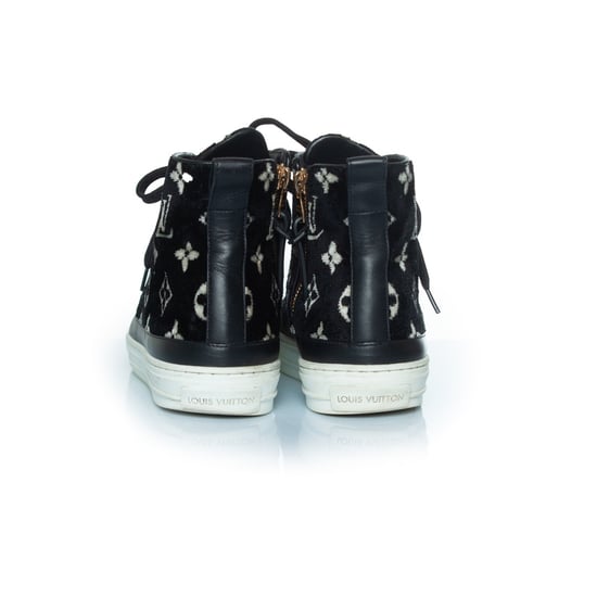 Stellar monogram velvet sneakers - Image 3
