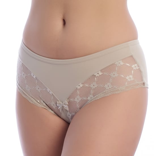 Lace culotte panties for women, BRIGITTE model. Elegance, comfort and perfect fit.