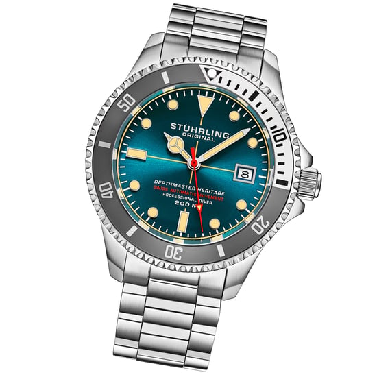 Turkoois “Depthmaster Heritage” Duikershorloge Zwitsers Automatisch 42mm - Image 2