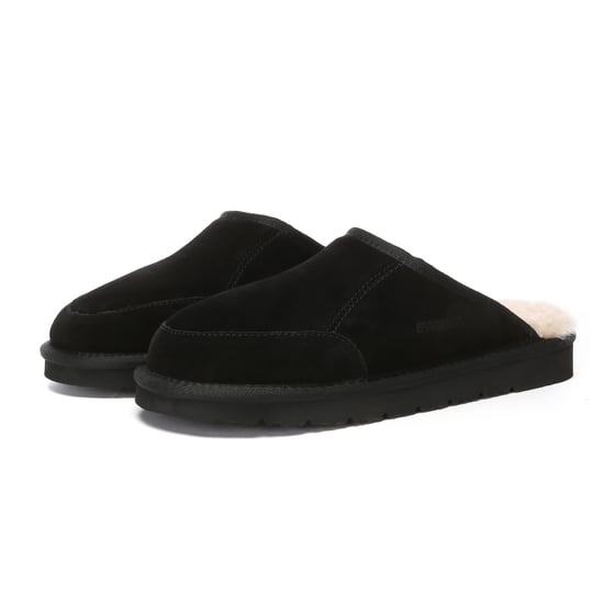 EVER AU Men Lark Slippers - Black
