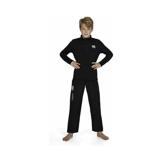 Canterbury Childrens/Kids Open Hem Tracksuit Bottoms (Black)