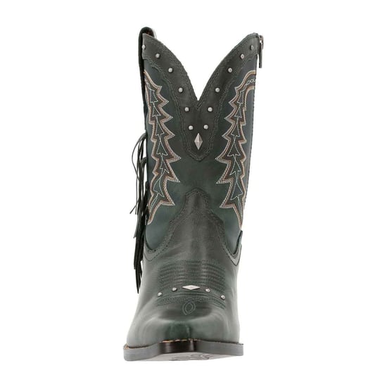 Durango Crush Bootie Leather Vrouwen Laarzen Saddle Brown/Denim Blue - Image 3