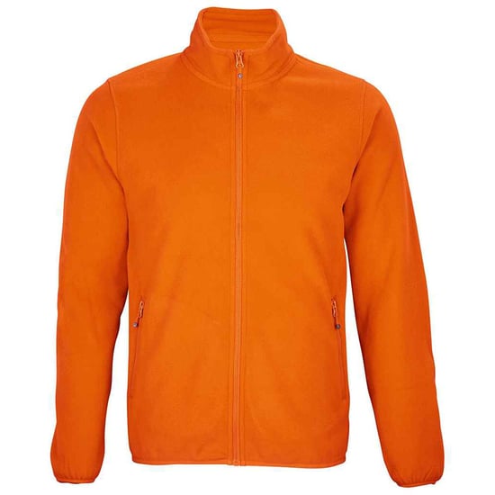 SOLS Heren Factor Gerecycleerd Fleece Jas (Oranje) - Image 1