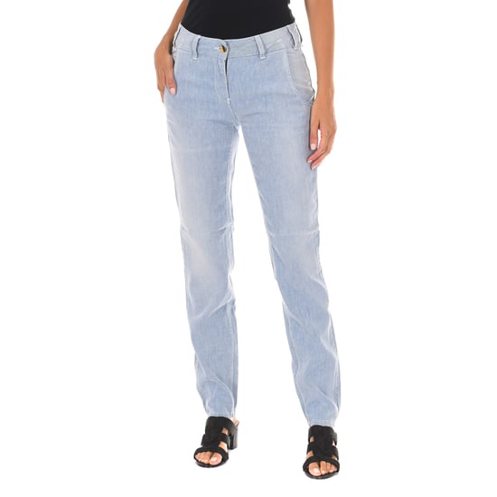 Long Chinese style pants with narrow hems 70DBF0196 woman