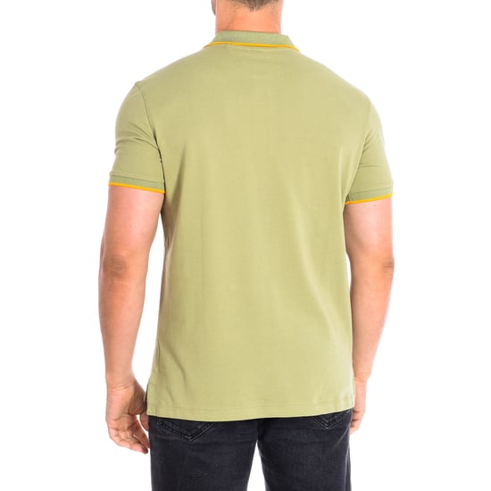 KORY Short Sleeve Polo with contrast lapel collar 64782 man
