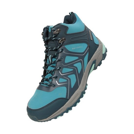 Mountain Warehouse Dames/dames Shadow Softshell wandelschoenen (Teal) - Image 1