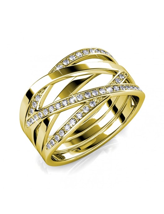 Kriskras Ring - Oostenrijks Kristal - Image 1