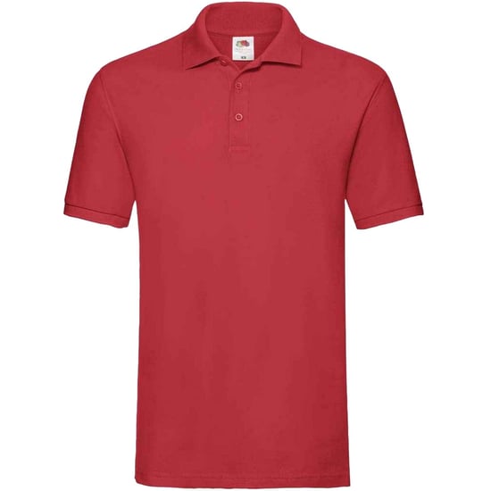 Fruit of the Loom Heren Premium Katoenen Piqué Poloshirt (Rood) - Image 1