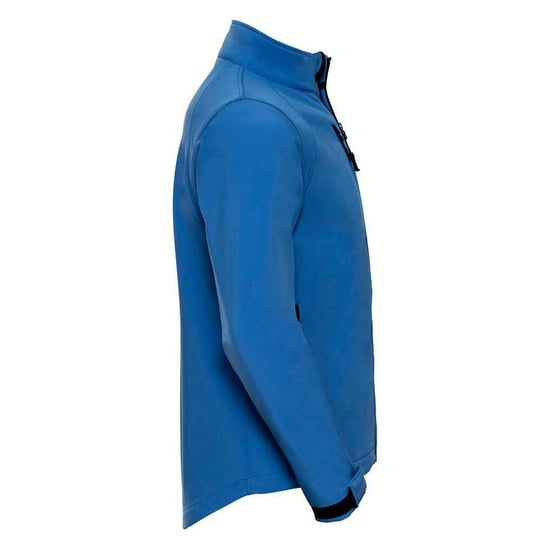 Russell Effen Soft Shell Jas Heren (Azuurblauw) - Image 3
