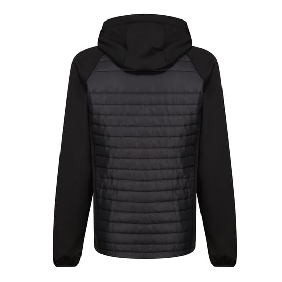 Regatta Heren Navigate Quilted Hybride Jas (Zwart/Seal Grijs) - Image 2