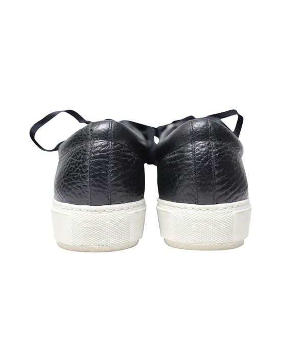 Acne Studios Adriana Lage Sneakers in Zwart Kalfsleer - Image 4