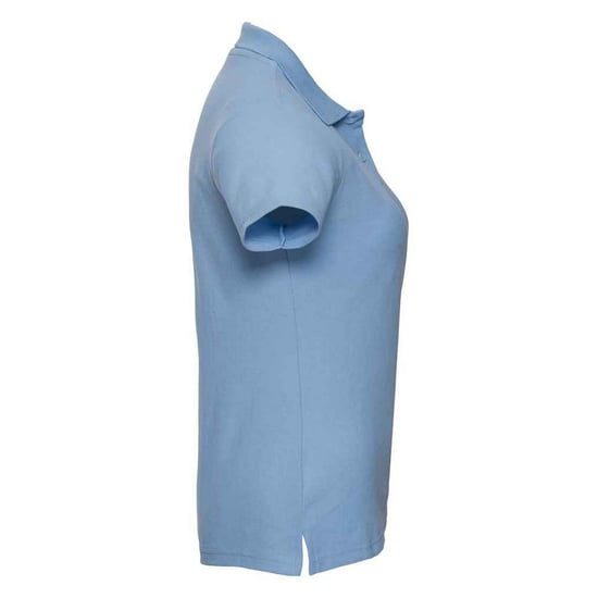 Russell Dames/Dames Klassiek Effen Poloshirt van Polycotton (Hemelsblauw) - Image 3