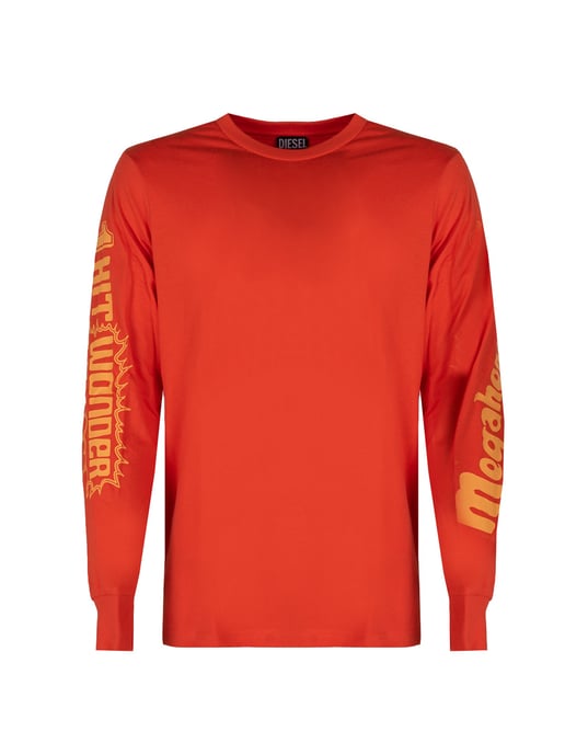 Diesel Longsleeve Just Mannen oranje - Image 2
