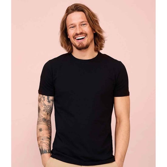SOLS Heren Millenium Stretch T-Shirt (Diep zwart) - Image 3