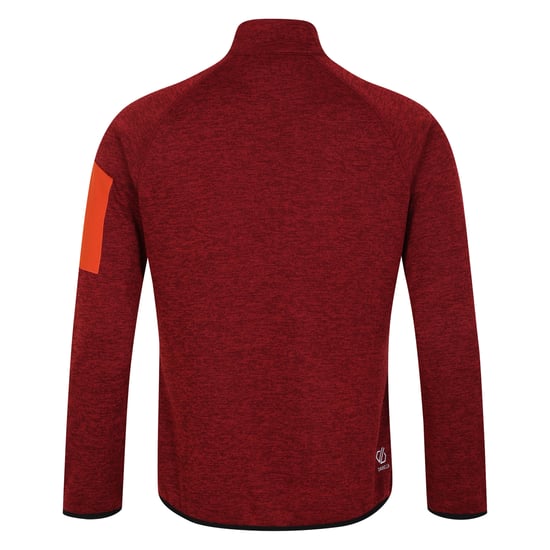 Dare 2B Mens Torrek Fleece Top (Syrah Red/Cinnamon)
