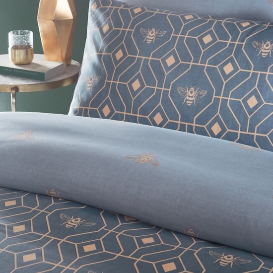 Bee Deco Geometric Duvet Cover Set - Image 3