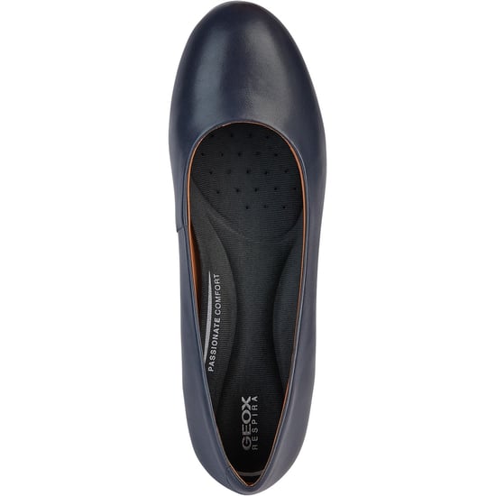 Geox D ELEANA A Leren Rund Volnerf Vrouwenhakken Navy - Image 4