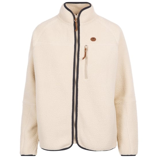 Trespass Dames/Dames Quake Leren Biezen Fleece Jas (Ghost) - Image 1
