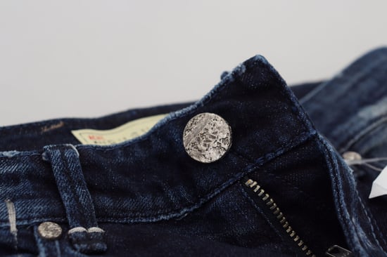 Acht Blauwe Katoenen Lage Taille Slim Fit Dames Casual Denim Damesjeans - Image 5