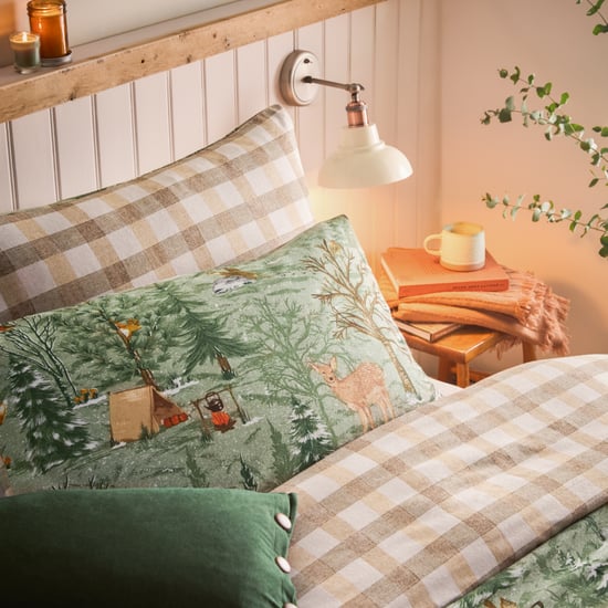 Lodge Wood 100% Brushed Cotton Duvet Cover Set - Image 3