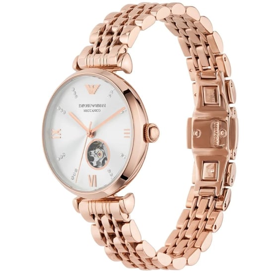 Emporio Armani AR60023 Gianni T-Bar Automatisch Dames Horloge - Image 3