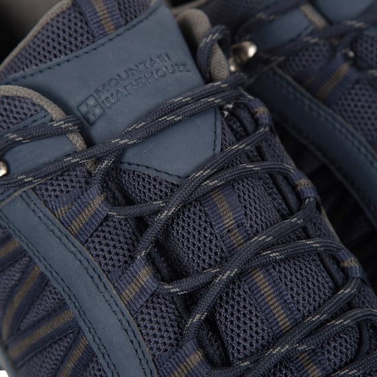 Mountain Warehouse Mens Path Waterproof Walking Shoes (Navy)