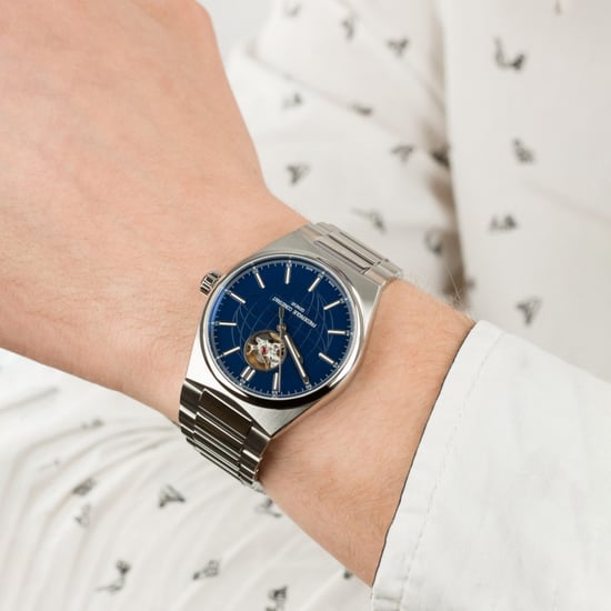 Frédérique Constant Highlife Heart Beat Heren Zilveren Horloge FC-310N4NH6B - Image 4